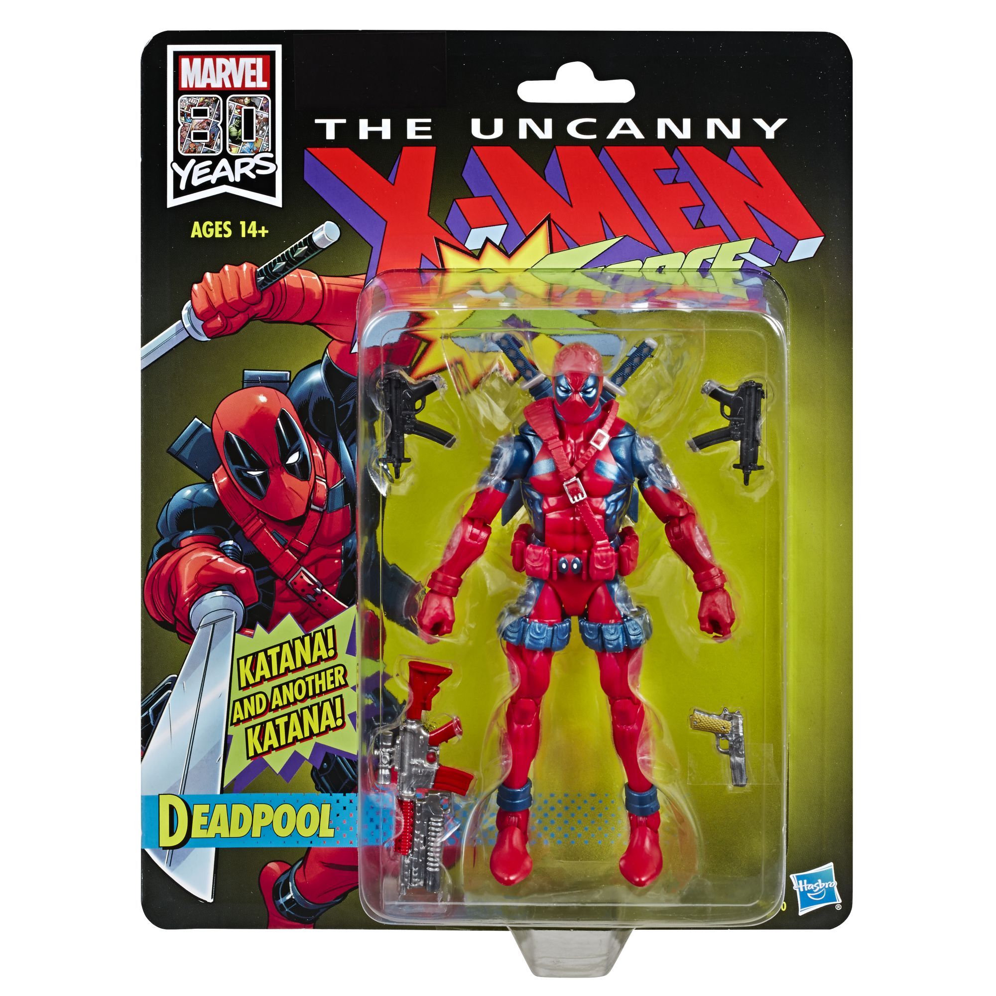 HASBRO-MARVEL-LEGENDS-SERIES-80TH-ANNIVERSARY-X-FORCE-DEADPOOL-Figure-in-pck